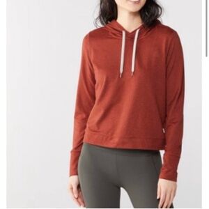 Vuori Halo Essential Hoodie Sweatshirt sz L Lounge Gym Stretchy Athletic